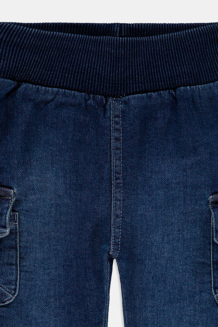 Jeans in bequemer Jogger-Qualität, BLUE MEDIUM WASHED, detail image number 2