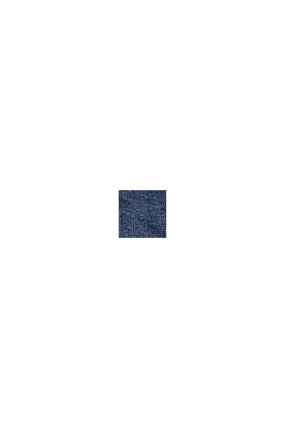 Jeansshorts i bomull, med reglerbar linning, BLUE MEDIUM WASHED, swatch