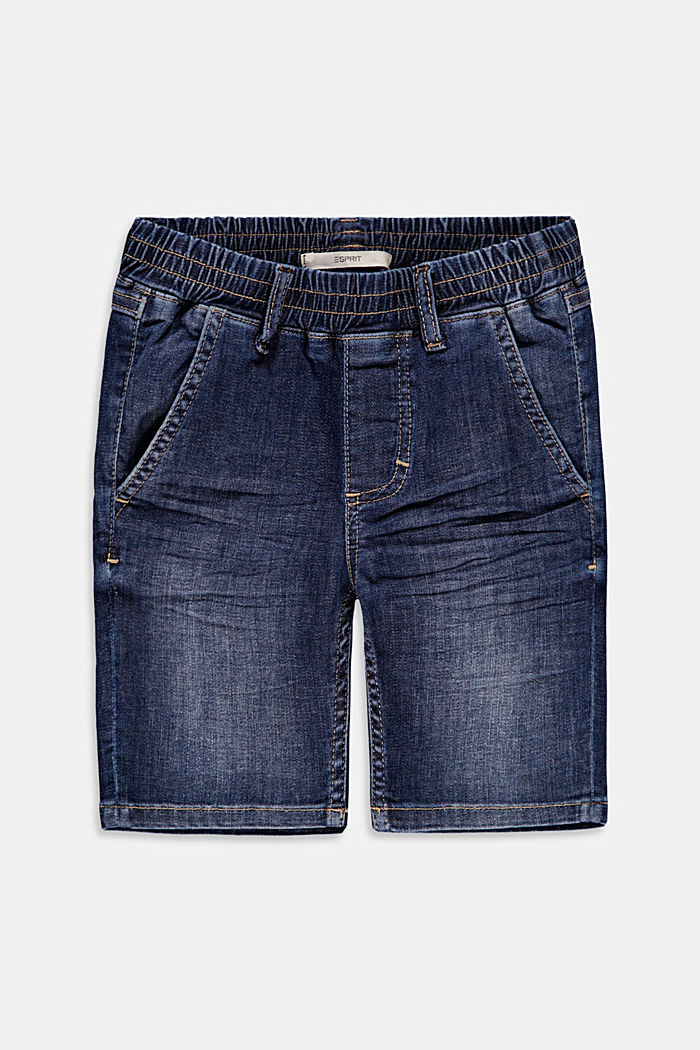 Jeans-Shorts mit Elastikbund