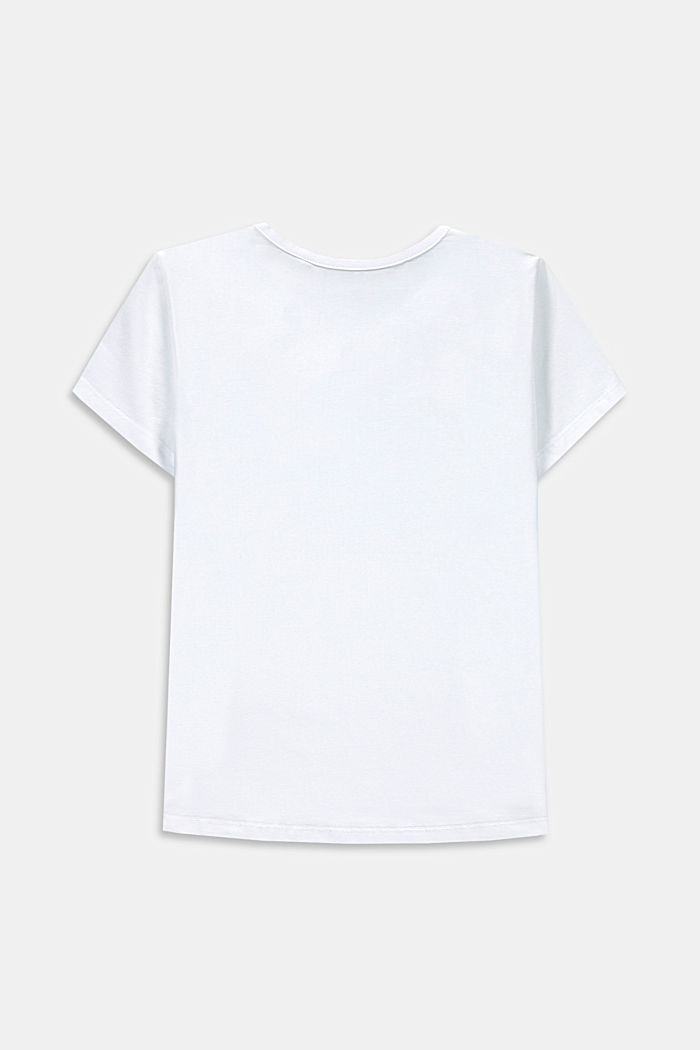 T-Shirt mit Print aus Baumwoll-Stretch