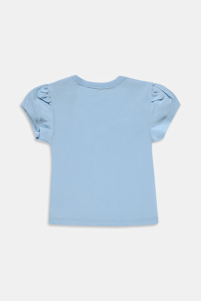 T-shirt con stampa di camaleonte, cotone biologico