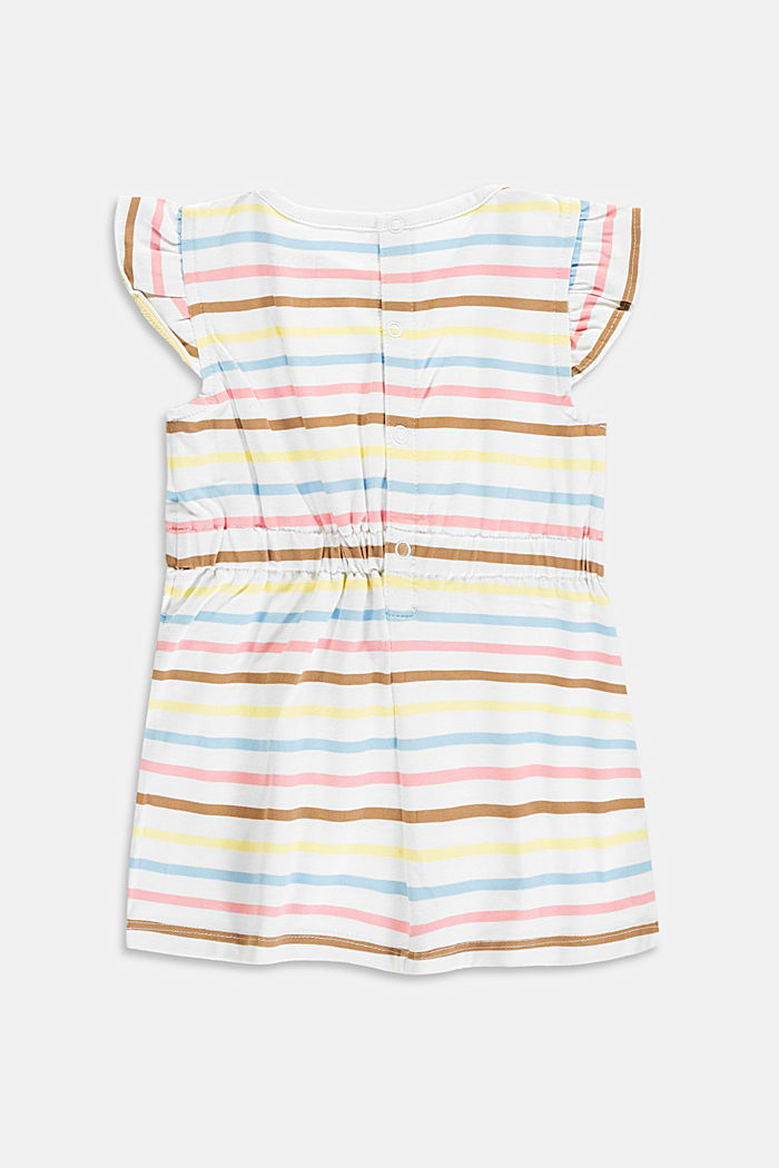 Colourfully striped dress, organic cotton