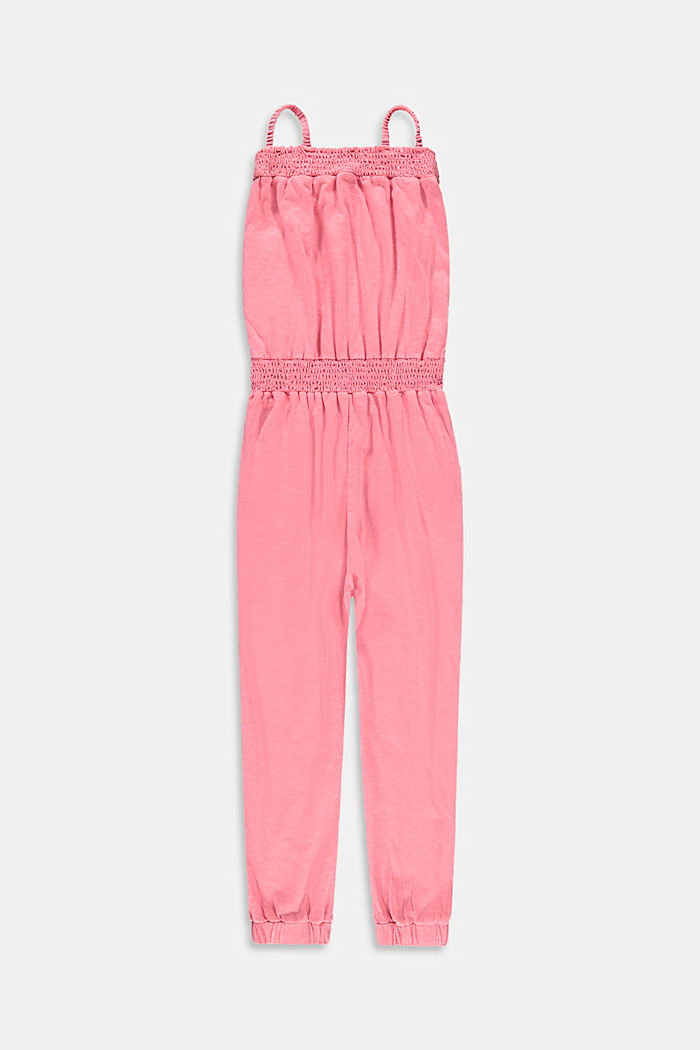 Jersey jumpsuit in 100% cotton