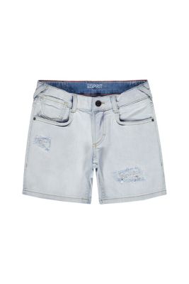 Licences Short en jean à taille ajustable, en coton