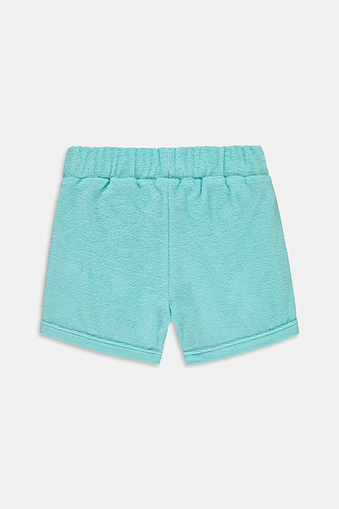 Shorts made of cotton terrycloth fabric