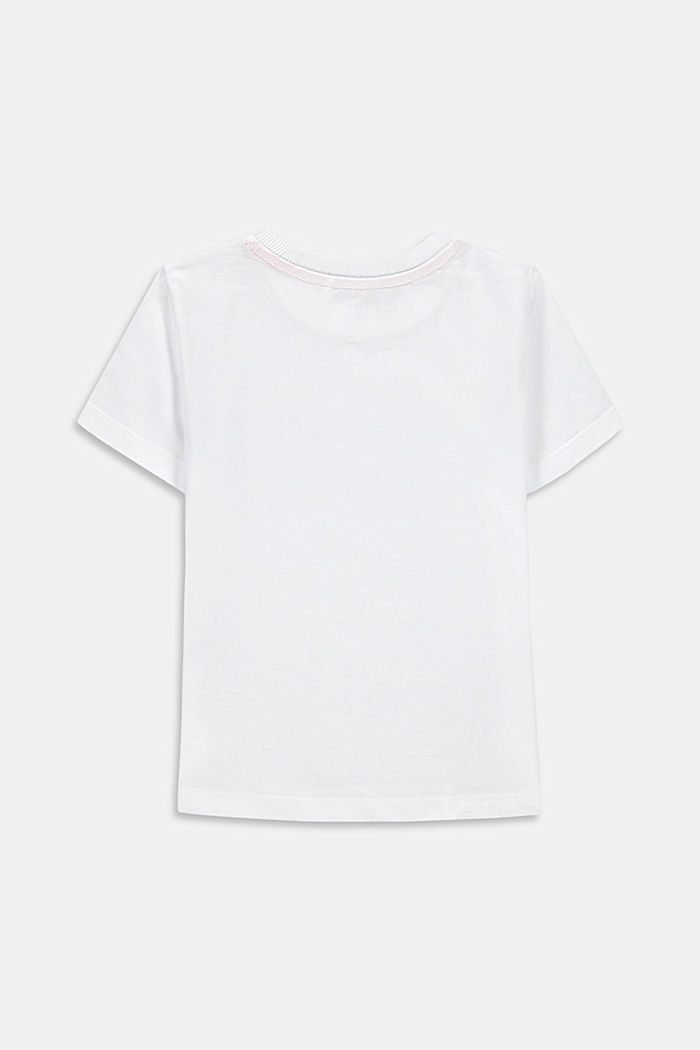 T-shirt met skateprint, 100% katoen, WHITE, detail image number 1