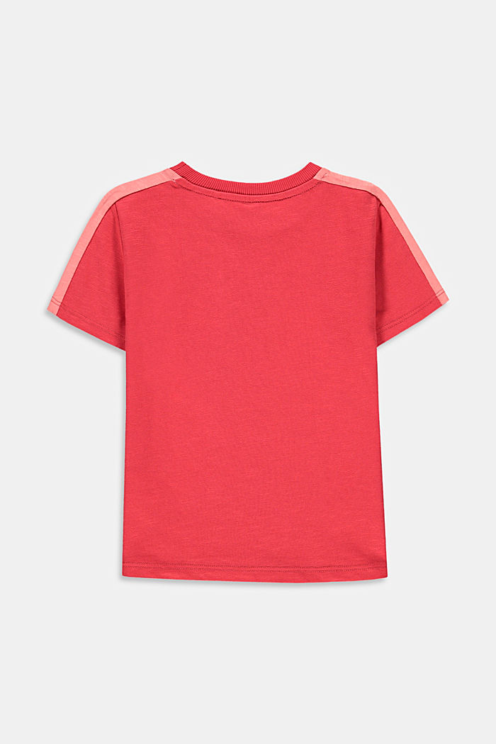 T-shirt met fotoprint, 100% katoen, GARNET RED, detail image number 1