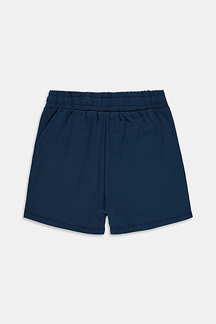 Basic Jersey-Shorts aus Baumwoll-Stretch