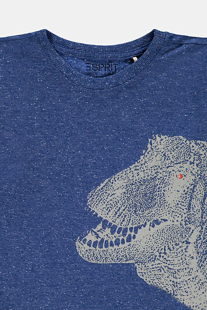 Camiseta de manga larga con estampado, 100% algodón, BLUE, detail image number 2