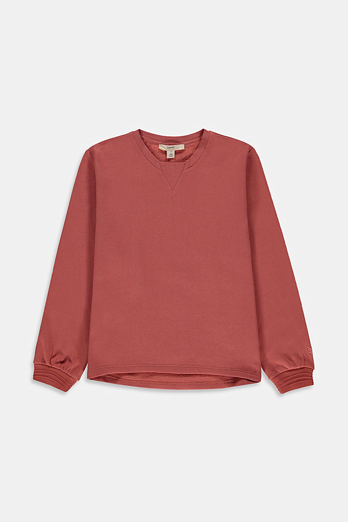 Cropped Sweatshirt aus 100% Baumwolle