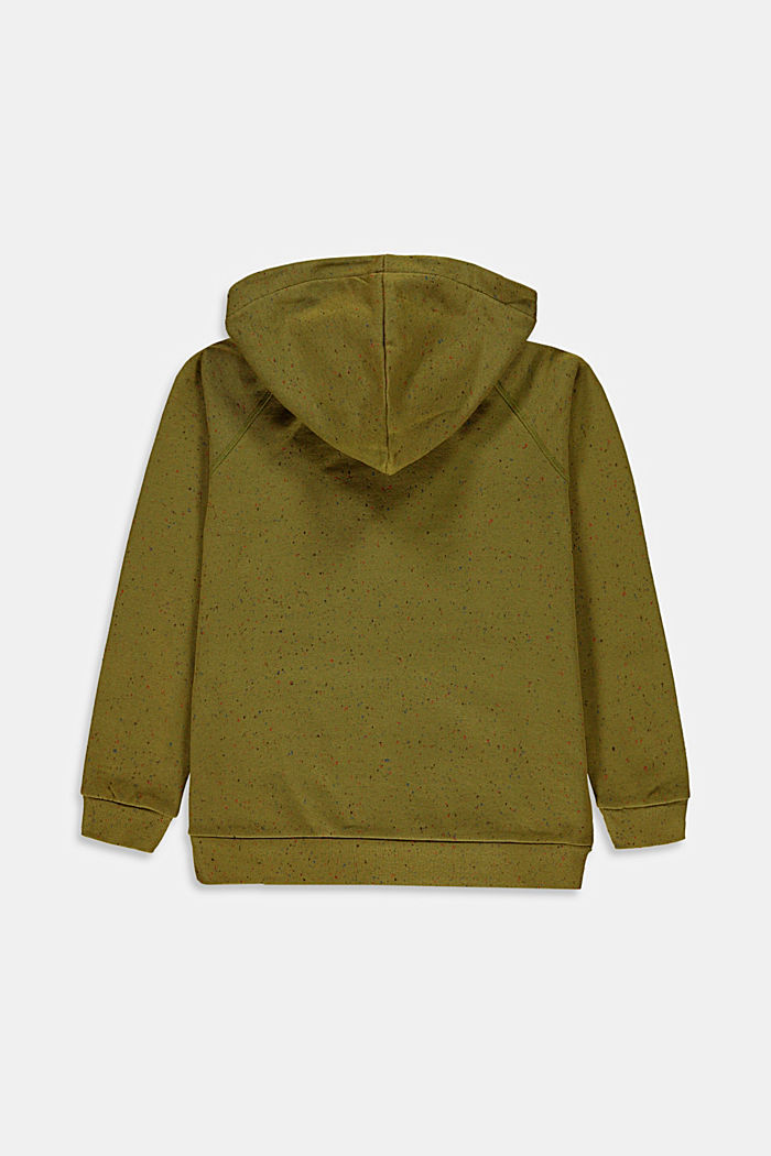 100% cotton hoodie with a flap pocket