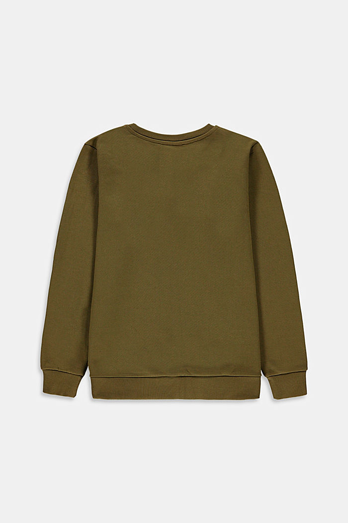 Sweatshirt med print, 100% bomuld