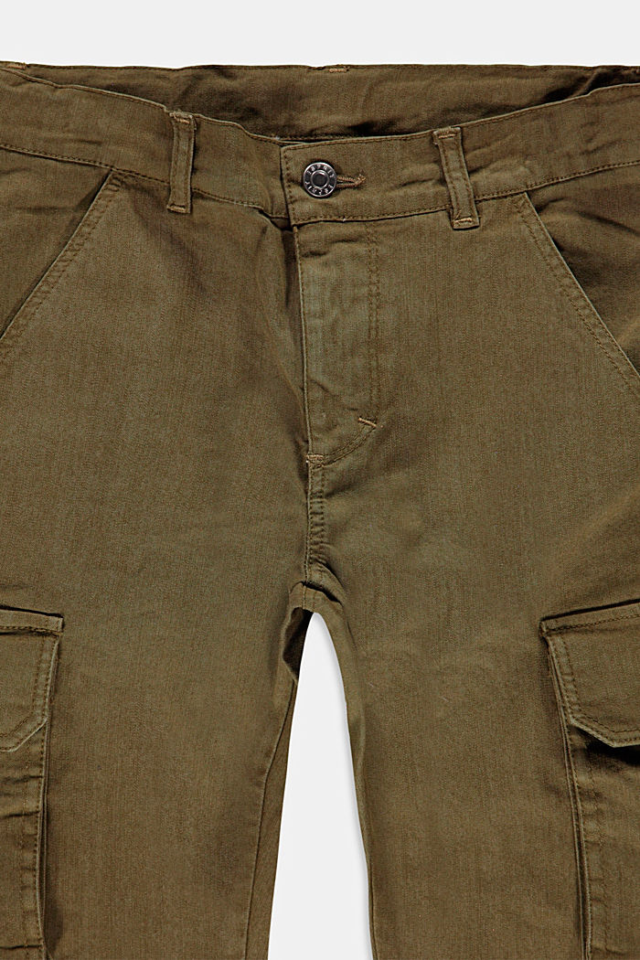 Pantalón estilo cargo con cintura ajustable, OLIVE, detail image number 2