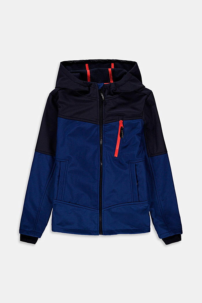 Jackets outdoor woven, BLUE, overview
