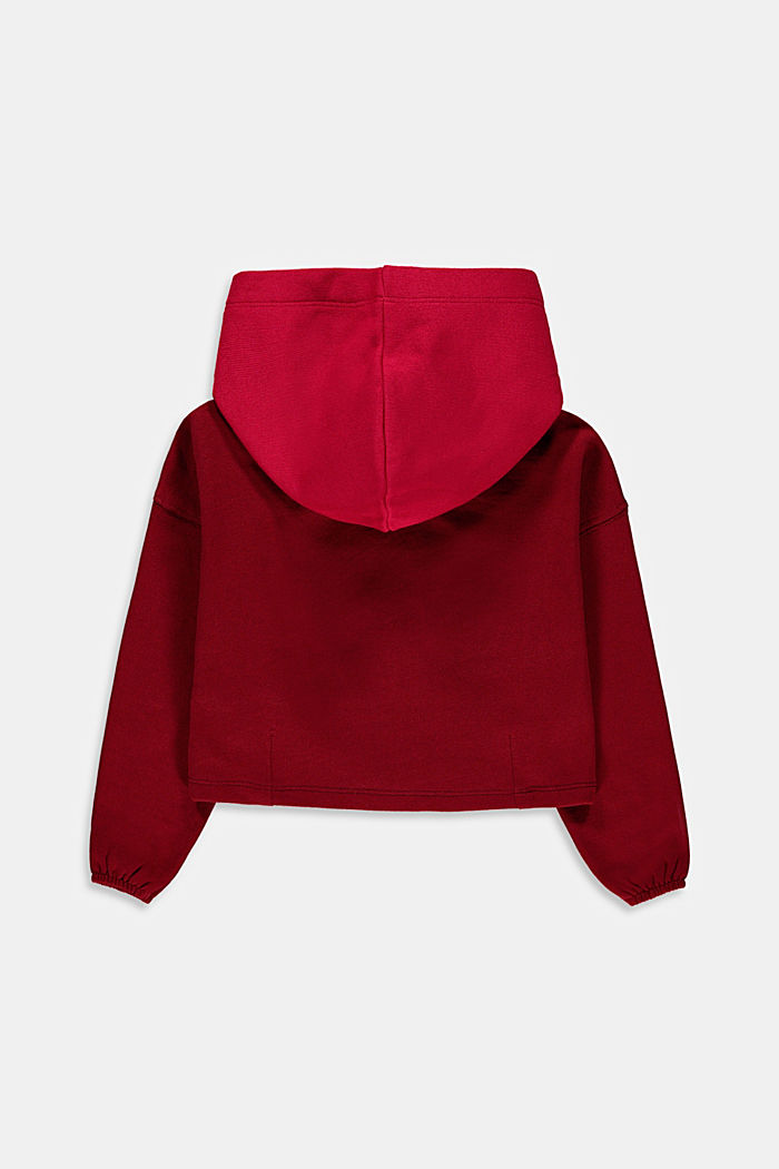 Sweatshirts, DARK RED, detail image number 1