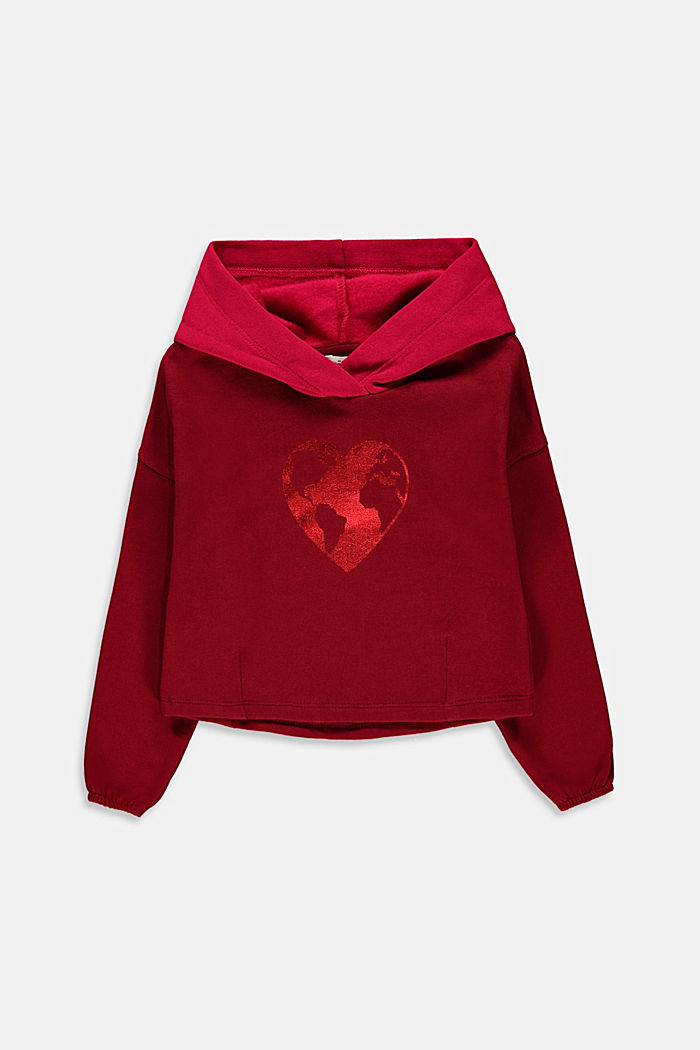 Sweatshirts, DARK RED, overview