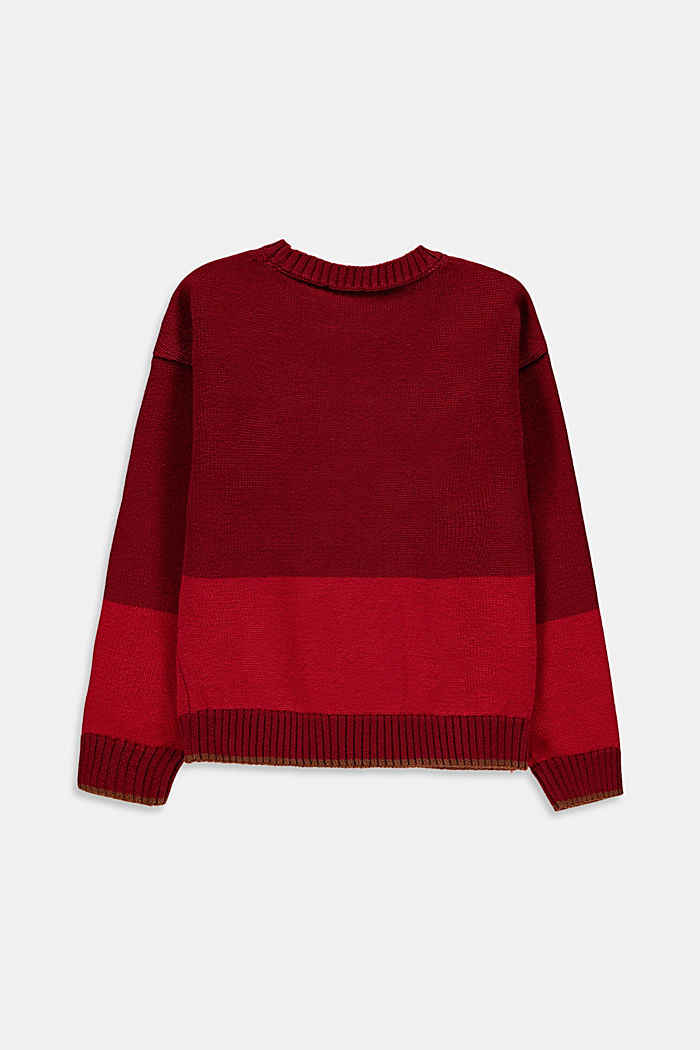 Sweaters, DARK RED, detail image number 1