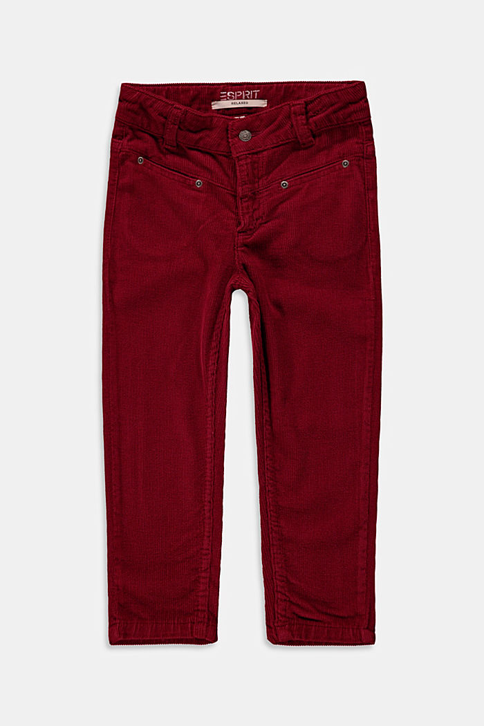 Pants woven, DARK RED, detail image number 0