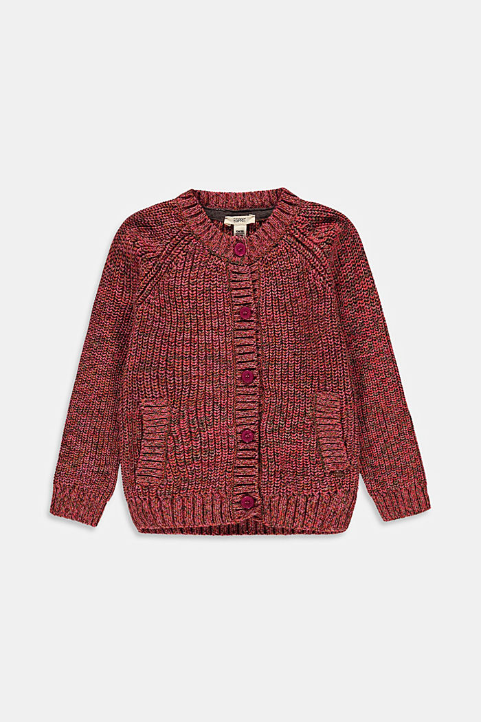 Sweaters cardigan, BERRY PURPLE, detail image number 0