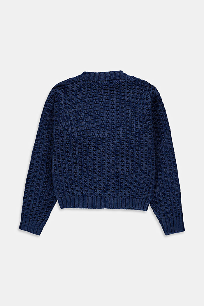 Sweaters cardigan, BLUE, detail image number 1