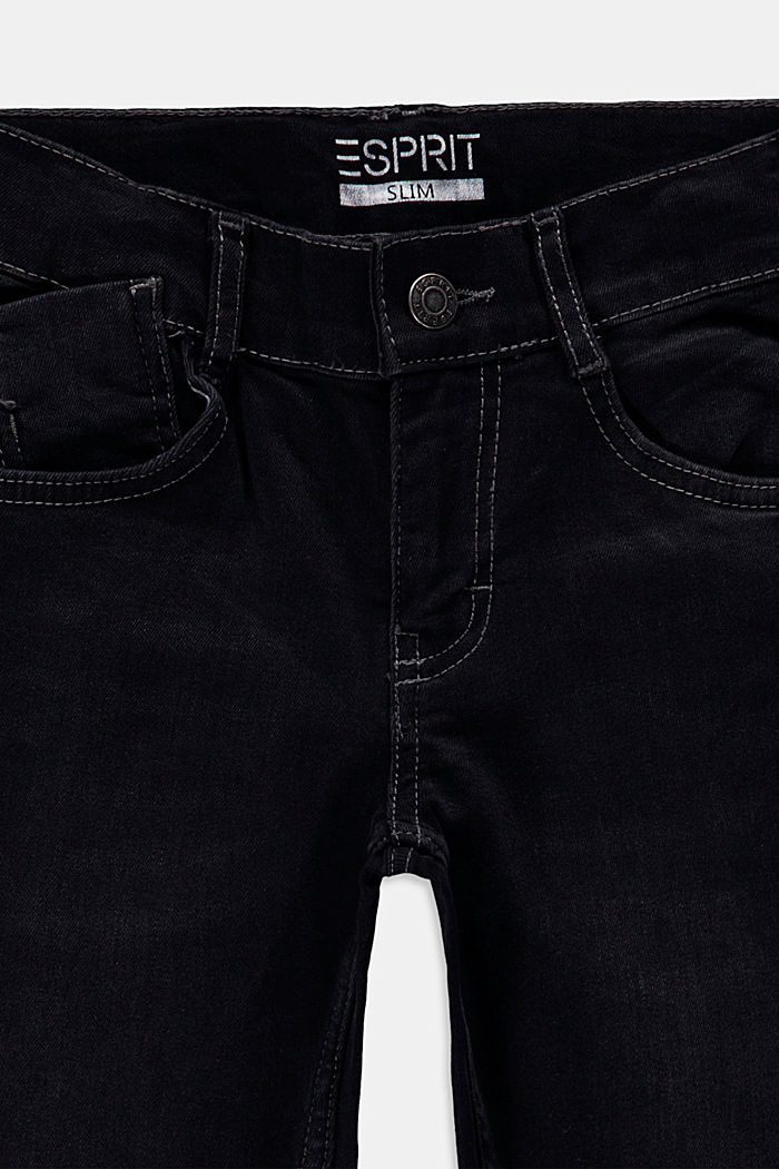 Pants denim, BLACK DARK WASHED, detail image number 2