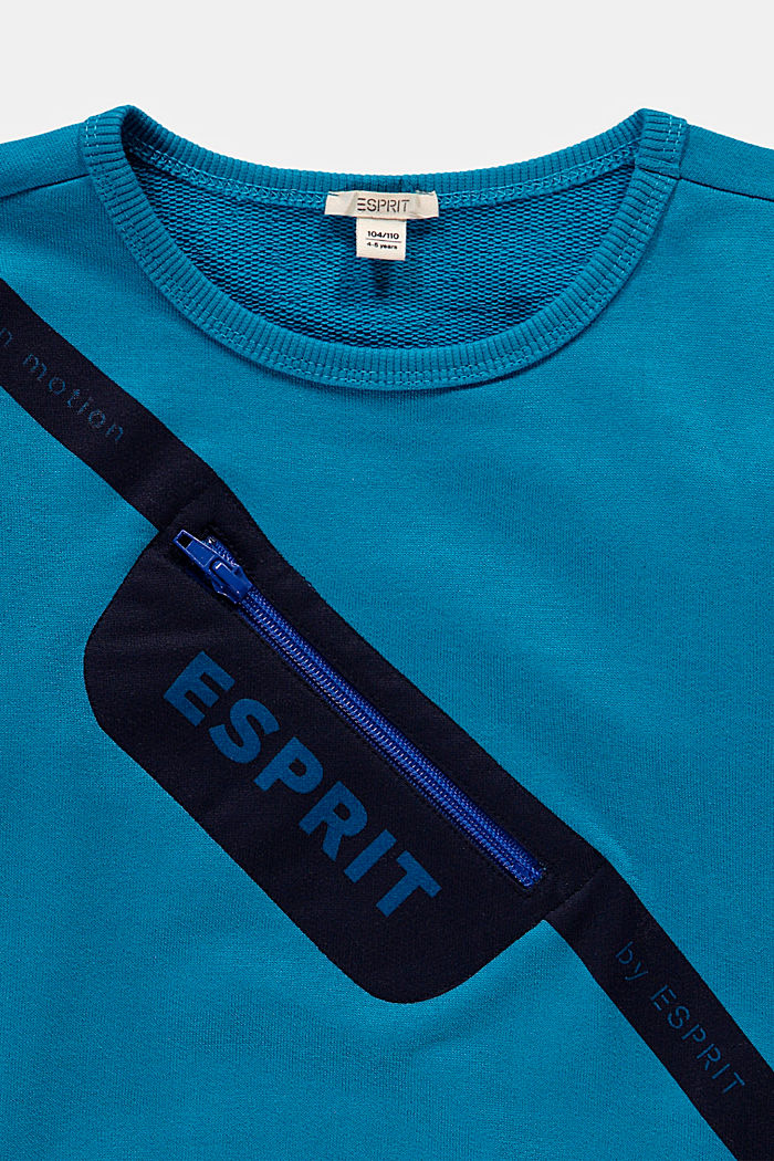Sweatshirts, TURQUOISE, detail image number 2