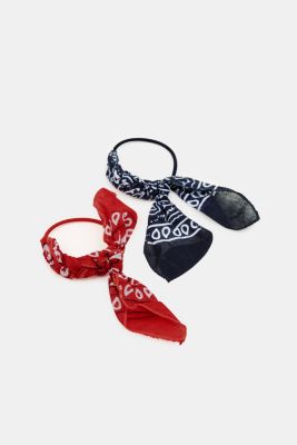 Esprit Double pack of bandana hair ties at our Online Shop