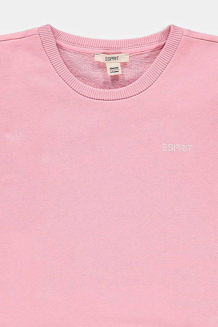 Sweat-shirt à logo, 100 % coton, LIGHT PINK, detail image number 2
