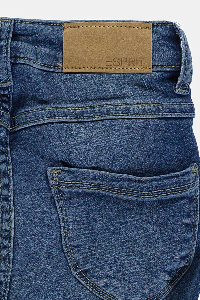 Stretch-Jeans mit Weitenservice und Verstellbund, GREY MEDIUM WASHED, detail image number 2