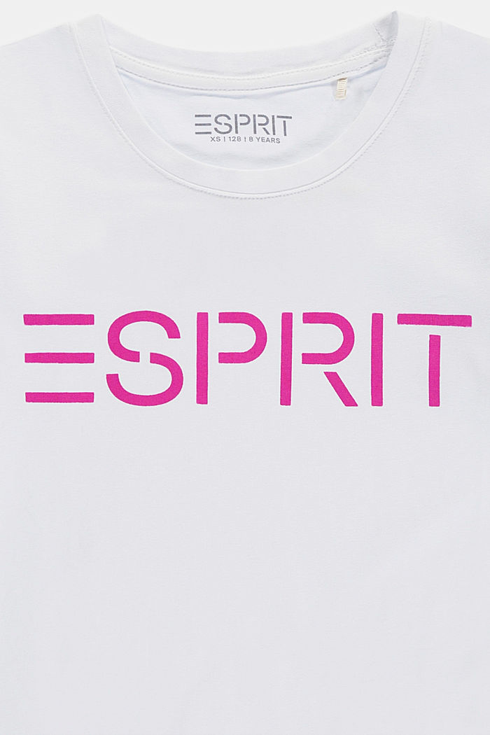 T-Shirt mit Logo-Print, WHITE, detail image number 2
