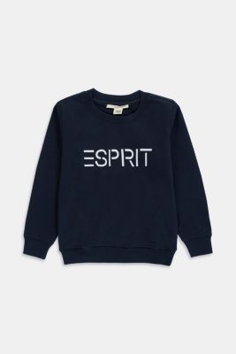 ESPRIT - Logo sweatshirt, 100% cotton at our Online Shop
