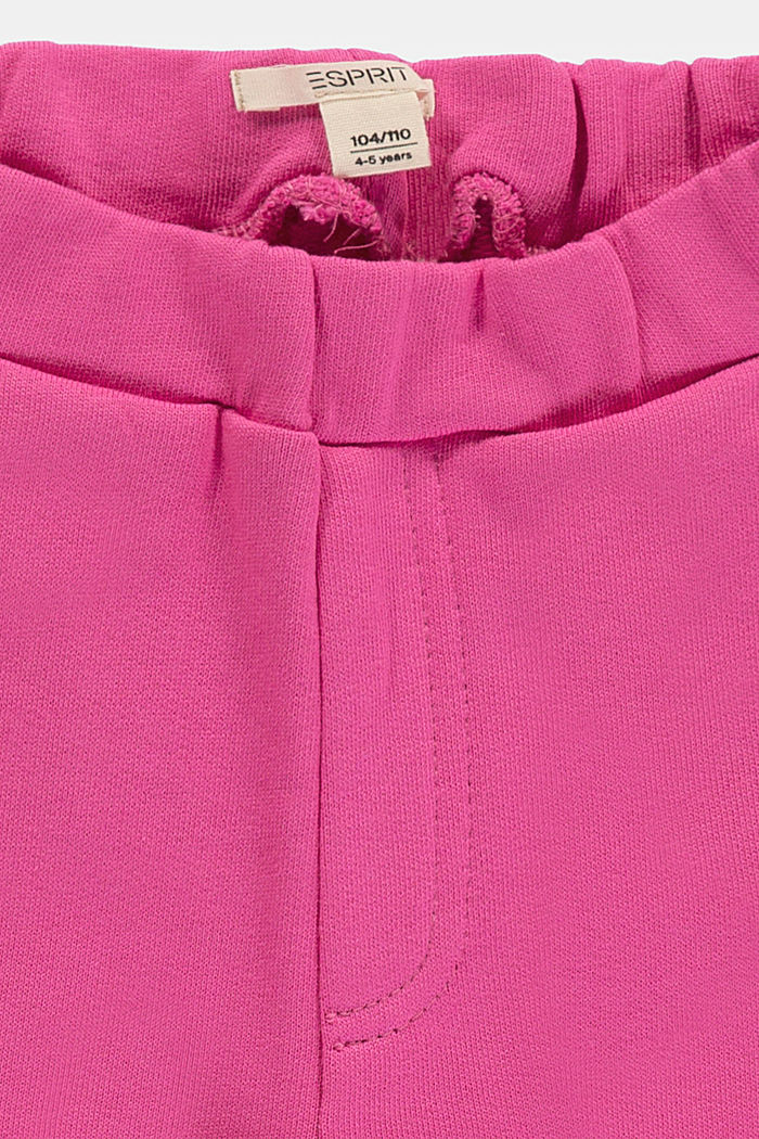 Pantalón de felpa básico en 100 % algodón, PINK, detail image number 2