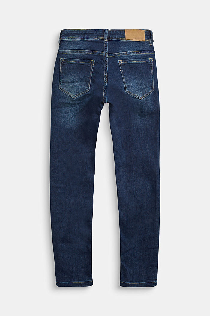 Jeans stretch con differenti fit e cintura regolabile