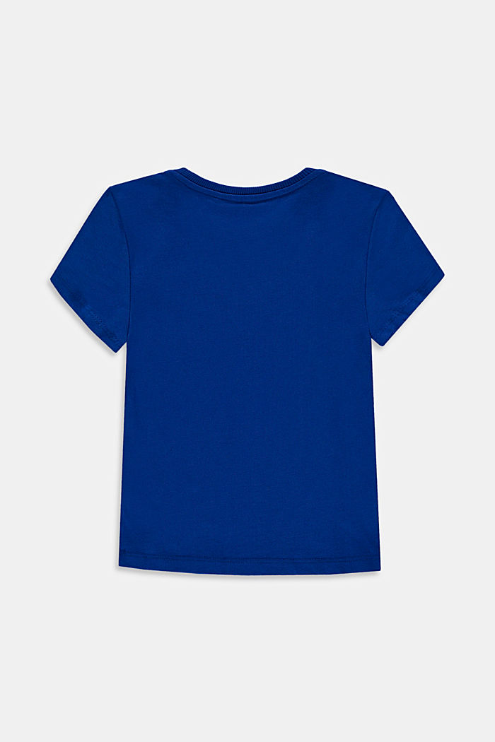 T-shirt à logo, 100 % coton, BRIGHT BLUE, detail image number 1