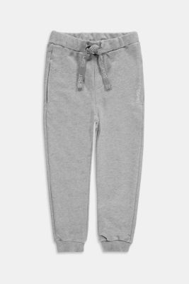 grey cotton tracksuit bottoms