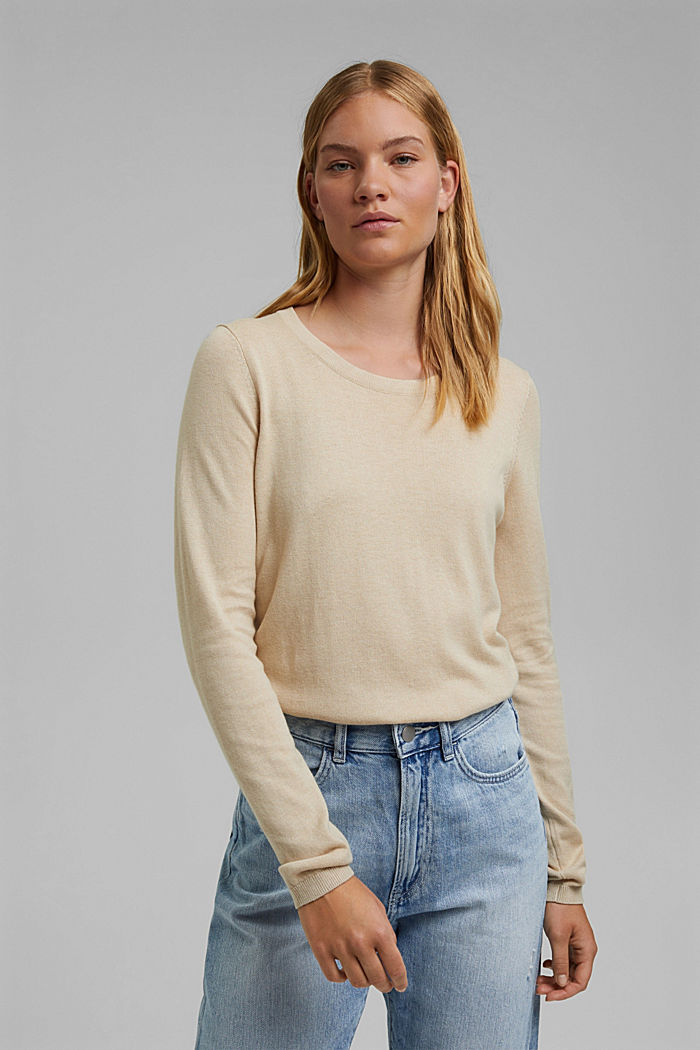 Fashion Sweater, BEIGE, detail image number 0