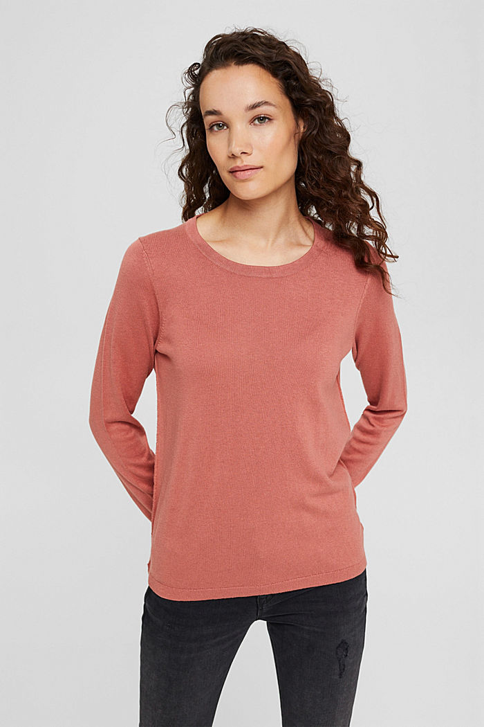 Fashion Sweater, CORAL, detail image number 0