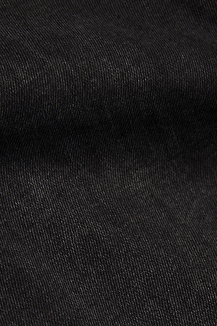 Vaqueros elásticos con algodón ecológico, BLACK DARK WASHED, detail image number 5