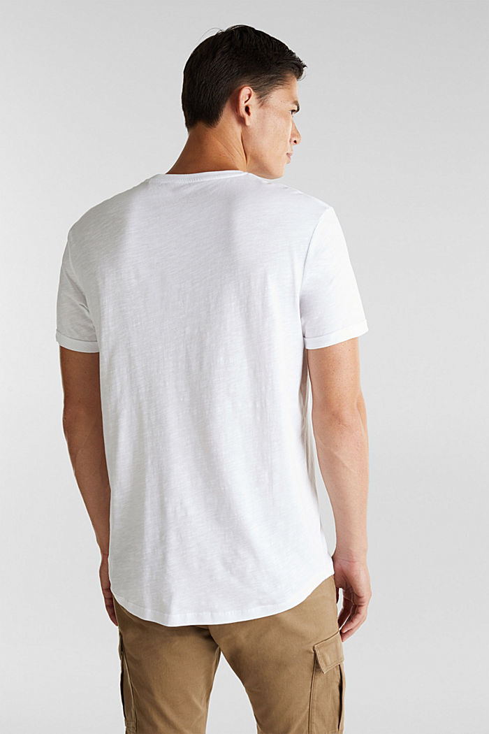 T-shirt en jersey, 100 % coton biologique, WHITE, detail image number 3