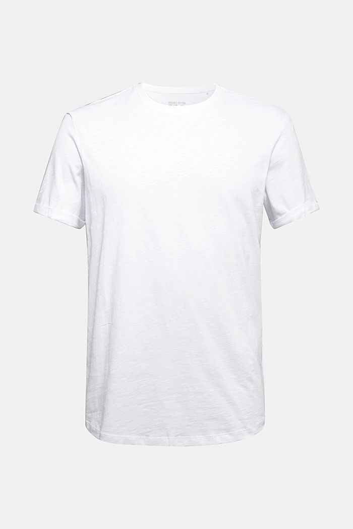 T-shirt en jersey, 100 % coton biologique, WHITE, detail image number 7