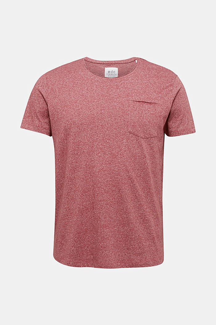 En matière recyclée : le t-shirt à teneur en coton bio, RED, detail image number 0