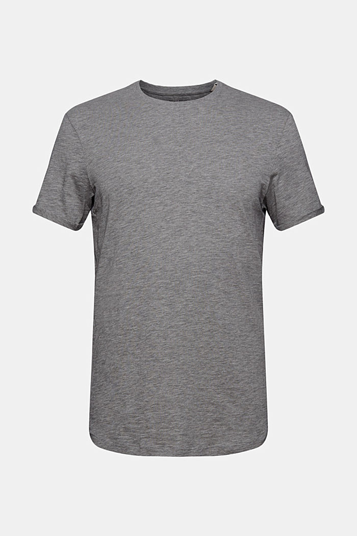 T-shirt z jerseyu, bawełna ekologiczna/wiskoza LENZING™ ECOVERO™, MEDIUM GREY, detail image number 6