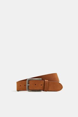 ESPRIT - Nubuck leather belt at our Online Shop