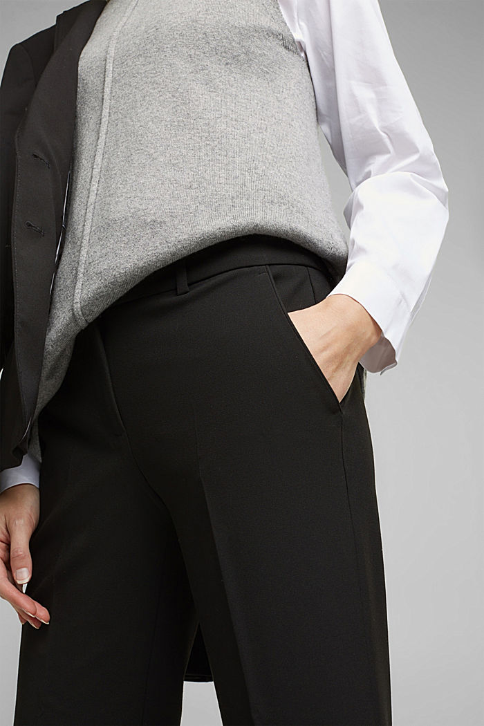 Pantalon au confort stretch, BLACK, detail image number 2