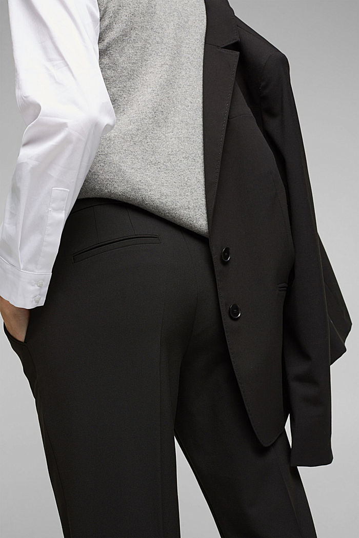 Pantalon au confort stretch, BLACK, detail image number 5