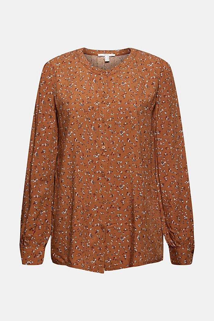Blouse with leopard print and LENZING™ ECOVERO™