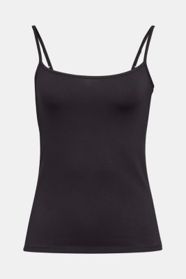 Top van viscose met stretch en spag...