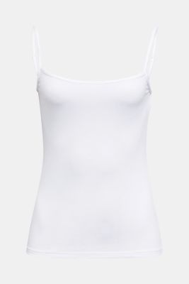 Top van viscose met stretch en spag...