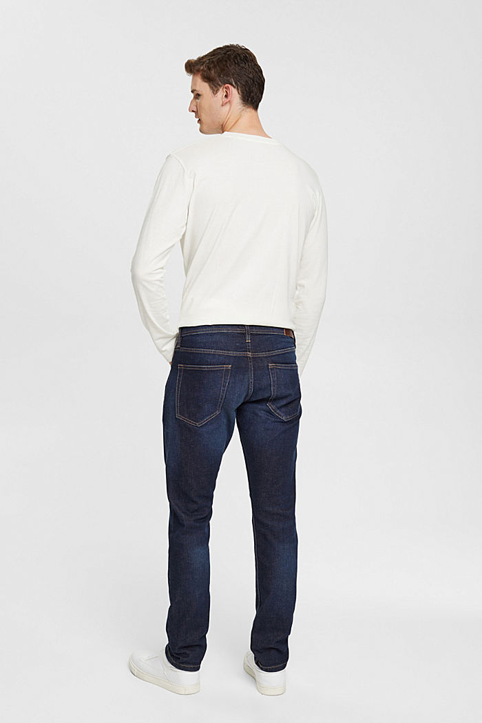 Stretch-Jeans mit Organic Cotton, BLUE DARK WASHED, detail image number 1