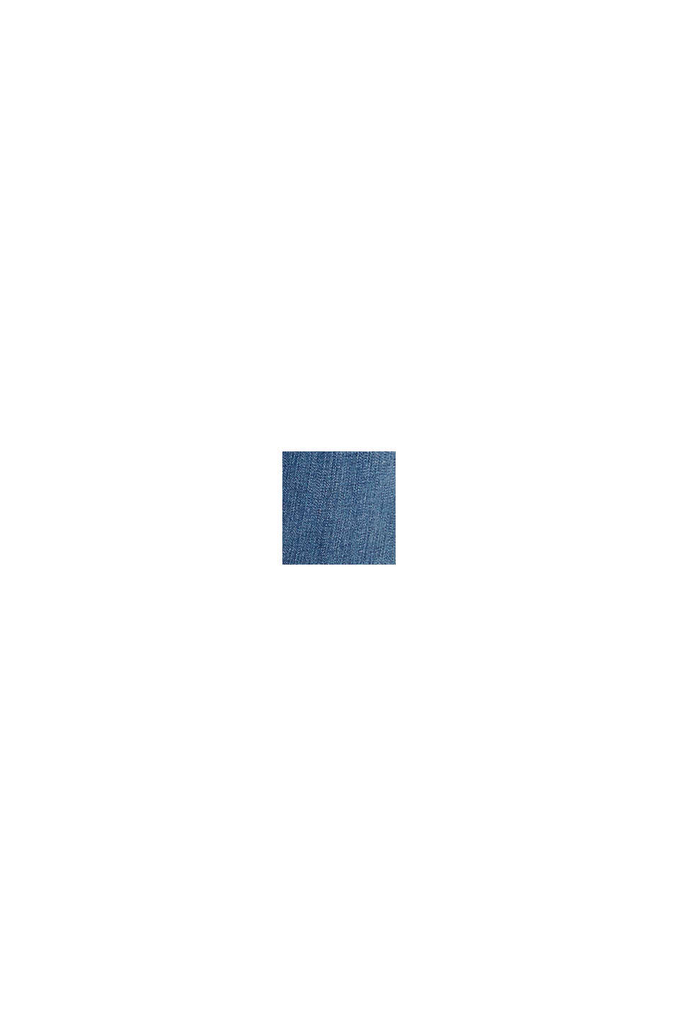 Jeans in cotone biologico con materiale riciclato, BLUE MEDIUM WASHED, swatch